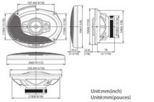KFC-PS6995 - 6x9 5-vejs Performance Standard højttaler system