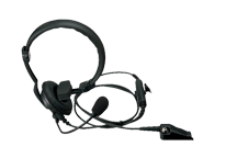 KHS-14 - Lichte hoofdtelefoon met 1 luidspreker & inline PTT