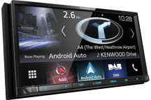 DNX7170DABS - 7,0” AV přijímač s navigací, Bluetooth, DAB rádiem a pokročilým smartphone připojením