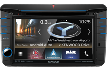 DNX518VDABS - VW-shaped 7.0” AV Navigation System with Smartphone control, Bluetooth & DAB+ Radio.