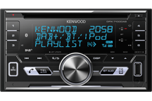 DPX-7100DAB - 2-DIN CD-Recetor com Bluetooth e Rádio DAB+ incorporados.