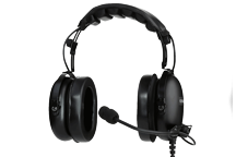 KHS-15D-OH - Schwere geräuschkompensierte Hör-/Sprechgarnitur mit Lippenmikrofon und mit System-Stecker