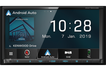 DNX7190DABS - 7 WVGA AV přijímač / navigační systém s Apple CarPlay® a Android Auto™ a vestavěným DAB+ tunerem