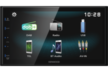 DMX125DAB - 6.8” WVGA Digital Media AV Receiver with DAB Radio Built-in.