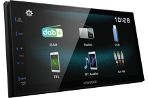 DMX125DAB - 6.8” WVGA Digital Media AV Receiver with DAB Radio Built-in.