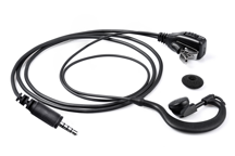 KHS-50 - Microphone with C-Style swivel Earpiece