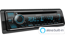 KDC-BT740DAB - Autoradio-CD/USB. Bluetooth et radio numérique DAB+ intégrée, compatible Spotify et Amazon Alexa. 2 RCA (2,5V)