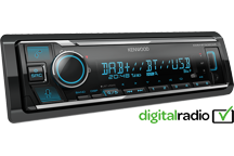 KMM-BT506DAB - Autoradio média numérique. Bluetooth et radio numérique DAB+ intégrés, compatible Spotify et Amazon Alexa