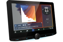DMX9720XDS - Ricevitore AV multimediale digitale 2DIN con display HD da 10,1 pollici, connessioni wireless ottimizzate per smartphone.