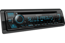 KDC-BT950DAB - Autoradio-CD/USB. Bluetooth et radio numérique DAB+ intégrée, compatible Spotify. 3 sortie RCA (5,0V)