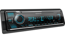 KMM-BT508DAB - Récepteur multimédia numérique avec radio numérique DAB+, technologie Bluetooth et service vocal Amazon Alexa.
