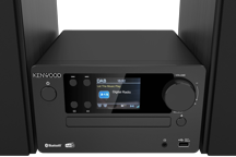 M-725DAB-B - Micro Hi-Fi CD lejátszóval, BT zenelejátszással és USB bemenettel, DAB rádiótunerrel