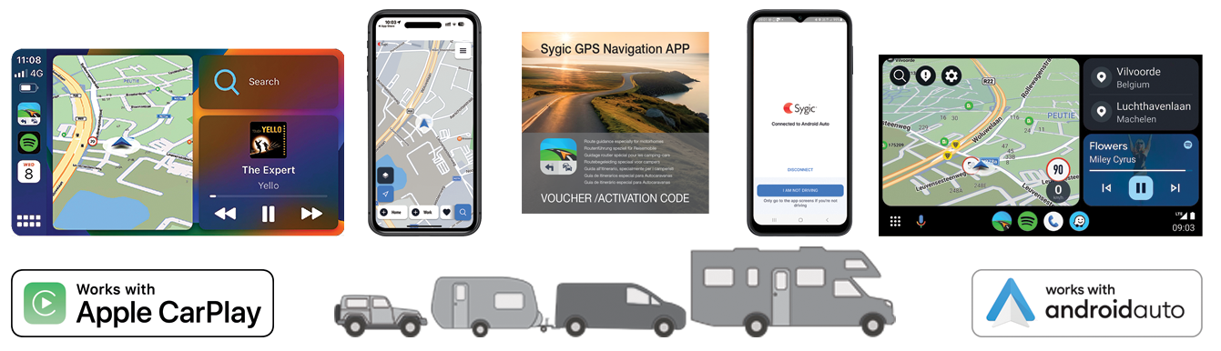 Sygic GPS Navigation with Caravan Routing