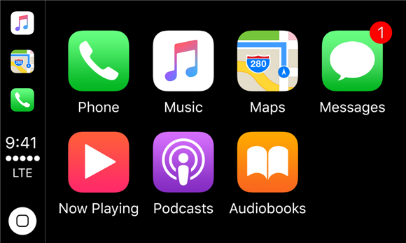 Apple Carplay home screen