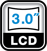 3.0 inch LCD screen icon