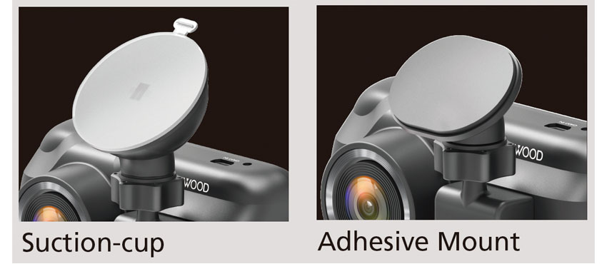 DRV-A301W suction or adhesive mount