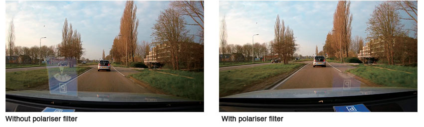DRV-A501W polarised filter
