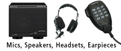 Microphones, Speakers, Headsets, Earpieces