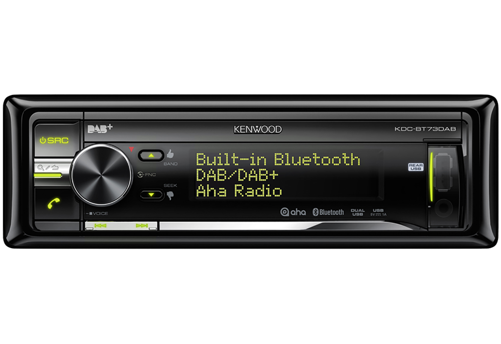 met DAB+ digitale radio tuner. • KDCBT73DAB Technische specificaties