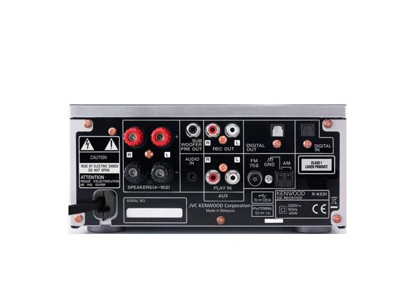 Audio Systems • K-531-SB Specifications • KENWOOD Europe