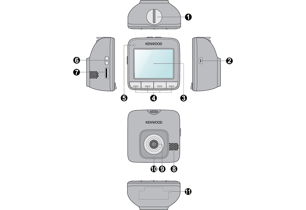 Accesorios • KCA-DR300 Caracteristicas • Kenwood