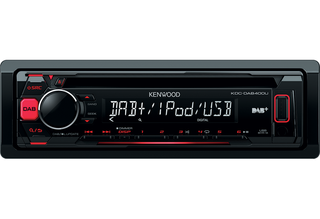 Scheibenantenne Radio Kenwood KDC-DAB400U digital Autoradio CD USB AUX inkl.DAB 