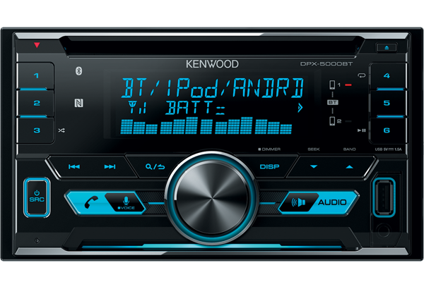 Kenwood DPX-M3100BT Double Din Mechless Bluetooth Car Stereo iPod iPhone Android 