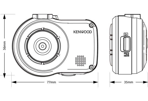 Sonovision - Kenwood DVR-410, une caméra embarquée qui enregistre la  conduite en HD