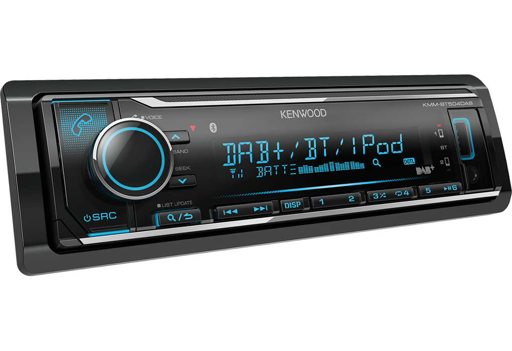 VarioColor Einbauzubehör Einbauset für VW Caddy 2K iPhone/Android Spotify Autoradio Radio Kenwood KMM-BT504DAB Bluetooth DAB+ JUST SOUND best choice for caraudio 