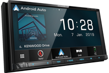 DNX7190DABS - Système de Navigation, écran WVGA 7,0, radio numérique DAB intégré et connexions smartphone améliorés.