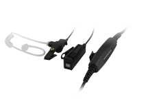 KHS-9BL - Micro-cravate trifilaire avec oreillette et PTT (3 fils)