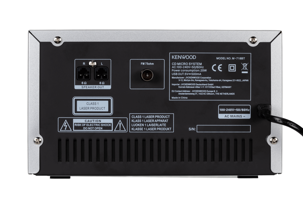 Audio Systems • M-718BT Features • KENWOOD Europe