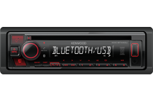 KDC-BT440U - Autoradio-CD/USB. Mains libres Bluetooth et diffusion audio intégrée, compatible Spotify. 1 sortie RCA (2,5V)