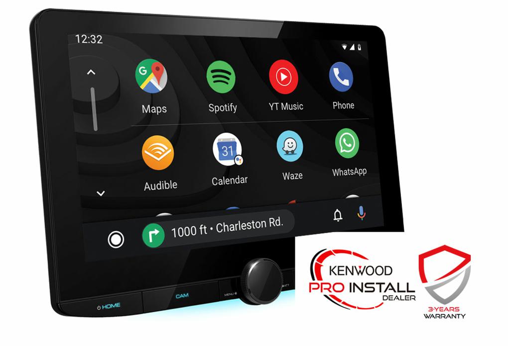 DMX9720XDS Floating 10.1 HD touch screen Android Auto • KENWOOD UK