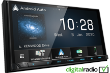 DMX8020DABS - Equipo multimedia para el coche de 7 pulgadas con CarPlay® y Android Auto™, conexión por WiFi, Bluetooth, Radio digital DAB+,