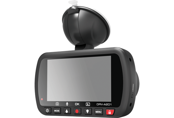 Monsteraudio - Kenwood DRV-A201 Full HD Dashcam vorne 2,7 LCD GPS G-Sensor  16GB SD Auto Kamera