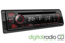 KDC-BT450DAB - CD/USB Receiver with Bluetooth & DAB+ Digital Radio.