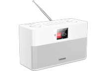 CR-ST100S-W - Smart-Radio mit DAB+, Internetradio, UKW, Bluetooth,
USB und TFT-Farbdisplay.