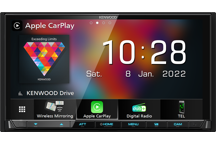 DMX8021DABS - Multimediální AV přijímač s 7 WVGA displejem, Apple CarPlay, Android Auto a bezdrátovým zrcadlením, Bluetooth a digitálním rádiem DAB+.