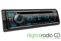 KDC-BT760DAB - CD/USB Receiver with Digital radio DAB+, Bluetooth technology & Amazon Alexa voice service.