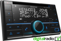 DPX-7300DAB - Autoradio CD/USB avec radio numérique DAB+, technologie Bluetooth et service vocal Amazon Alexa.