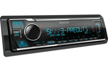 KMM-BT358 - Digital mediemodtager med Bluetooth-teknologi til håndfri telefonopkald og musikstreaming.
