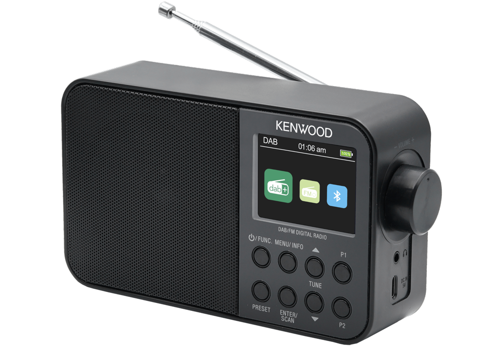 KENWOOD Radio portable DAB+ Bluetooth Noir (CR-ST80DAB-B)