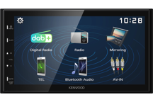 DMX129DAB - 6,8” WVGA AV přijímač s vestavěným DAB+ tunerem a plným zrcadlením pro Android