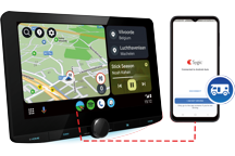 DMX9720XDSCAMPER - DMX9720XDS + 3-jarige licentie voor de 'Sygic GPS Navigation with Caravan Routing' app