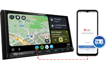 DMX8021DABCAMPER - DMX8021DABS + 3-jarige licentie voor de 'Sygic GPS Navigation with Caravan Routing' app