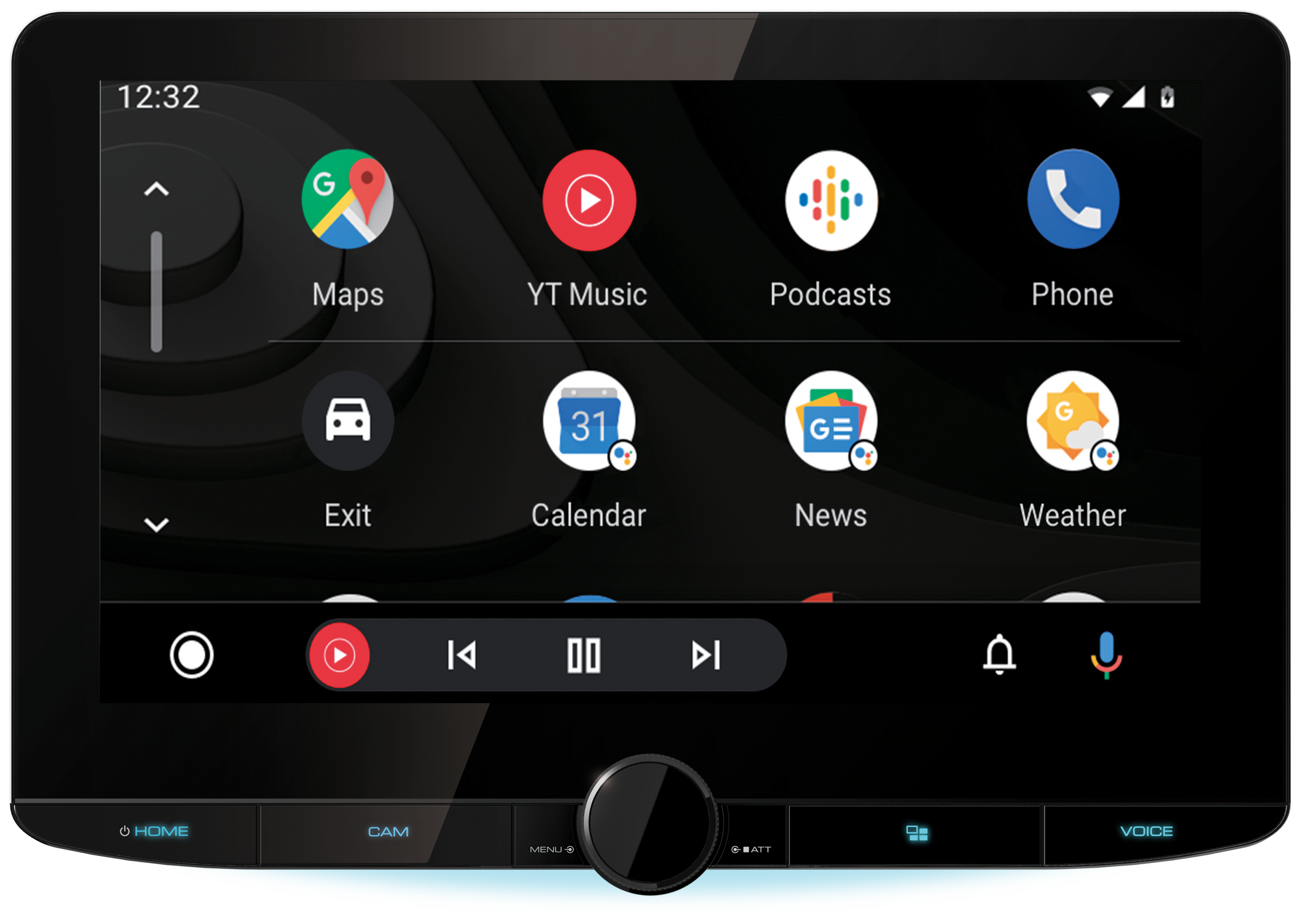 Android auto home screen