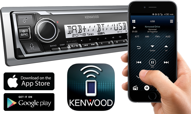 Smartphone KENWOOD Remote App