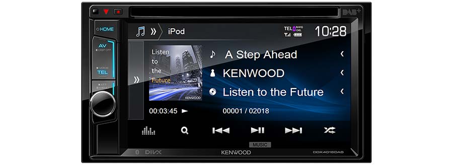 DDX4018DAB iPhone, iPod, Android smartphone music playback