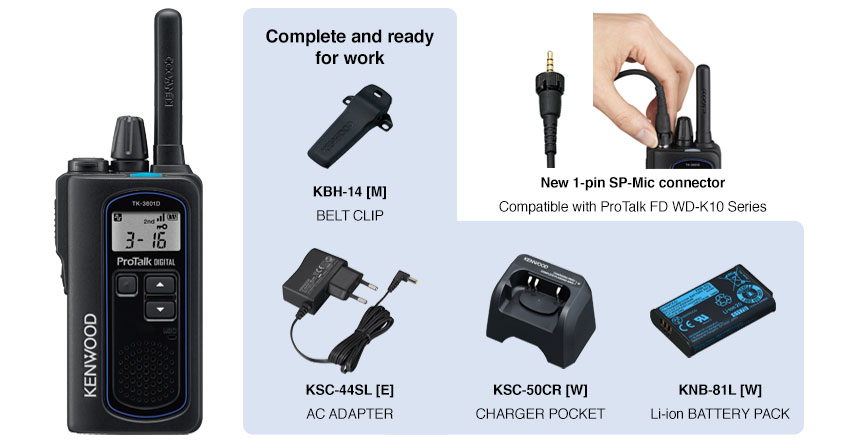 TK-3601D essential parts